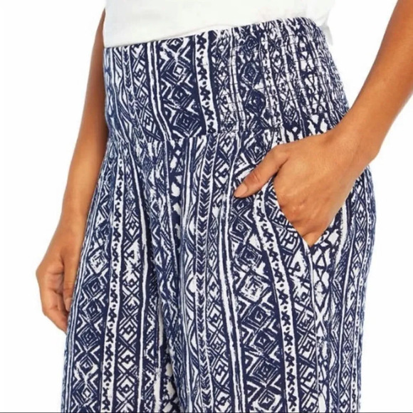 Three Dots Ladies' Printed Pant XL Lightweight Airy - Picture 2 of 10